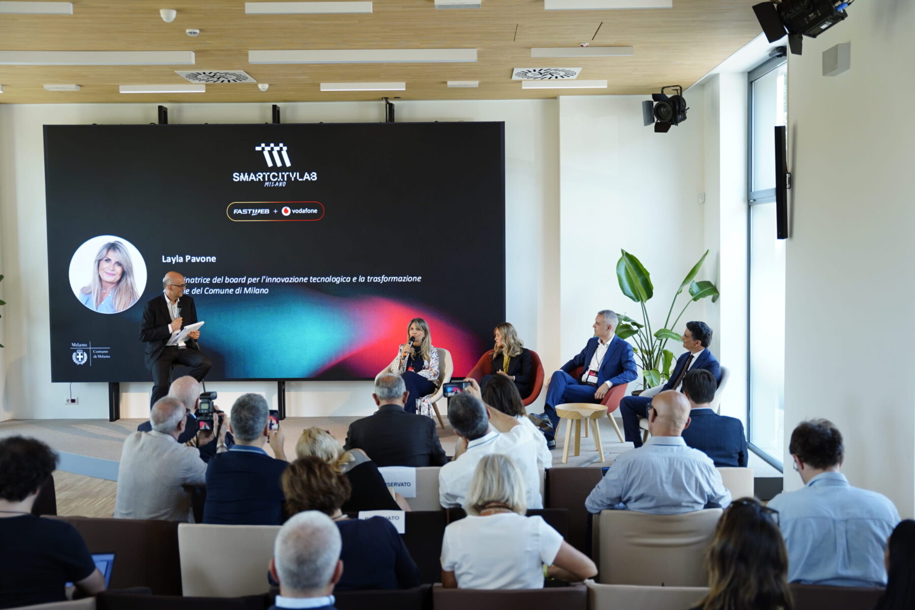 Inaugurazione Innovation Hub Fastweb Vodafone Milano