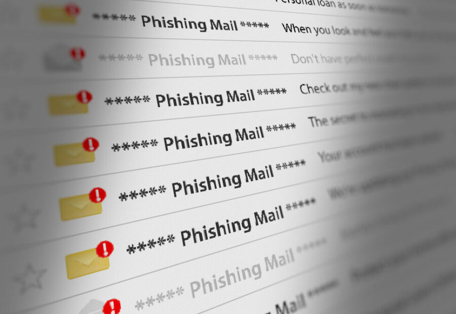 Attacco phishing Microsoft 365